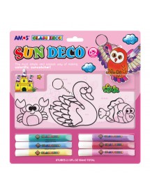 AM SD10B6-D2: Amos Sun Deco - 3 Suncatchers